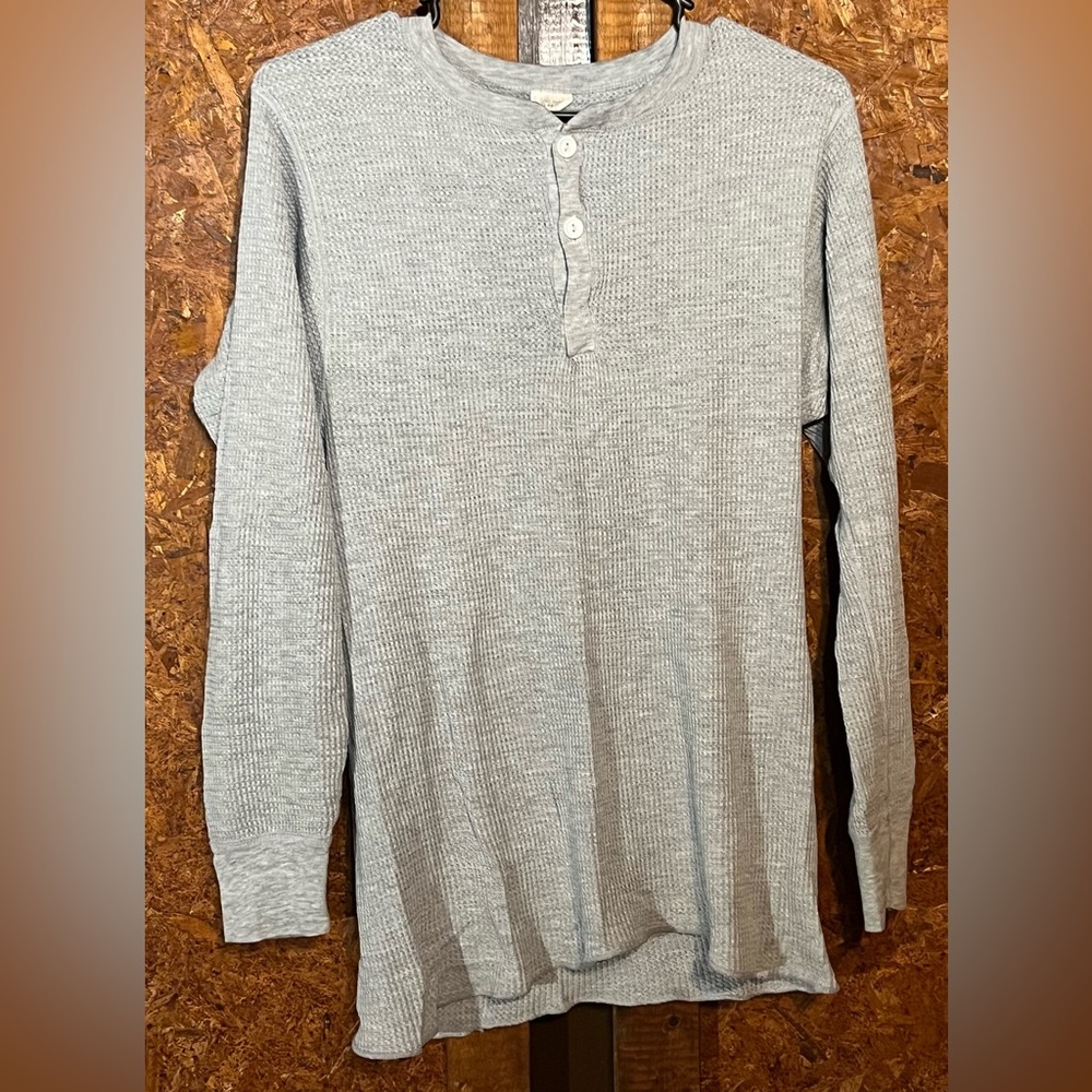 Men’s long John grey long sleeve shirt